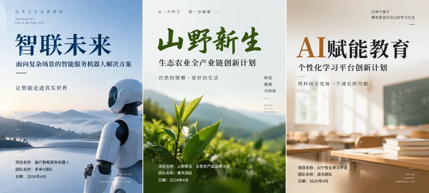 智联未来 · 山野新生 · AI赋能教育竞赛作品封面